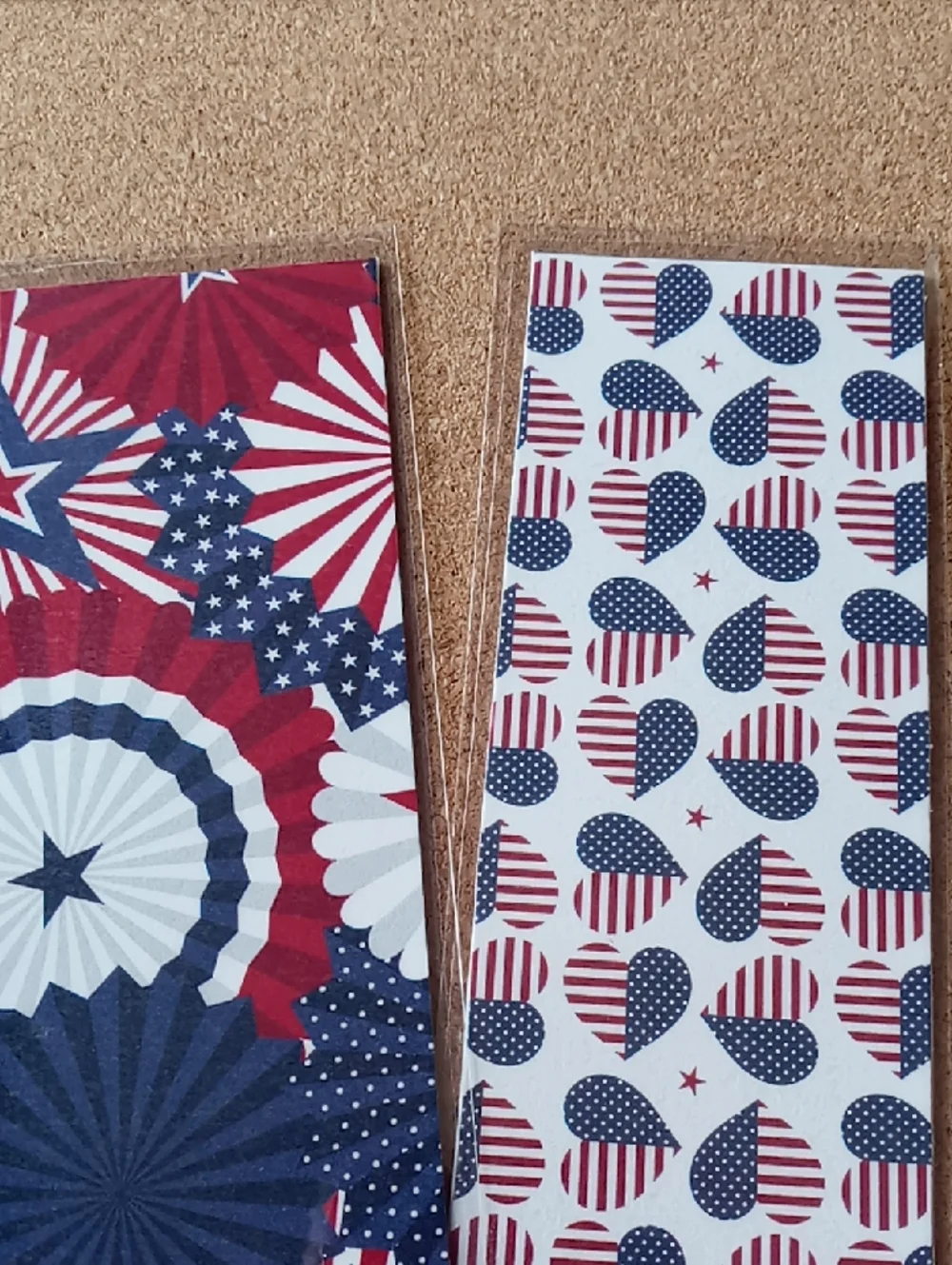 Reversible Patriotic Bookmarks❤️💙